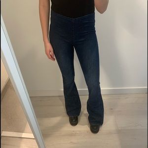 Free People Penny Pull On Flare Jeans